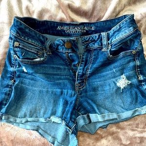 American Eagle Super Stretch Jean Shorts Size 8